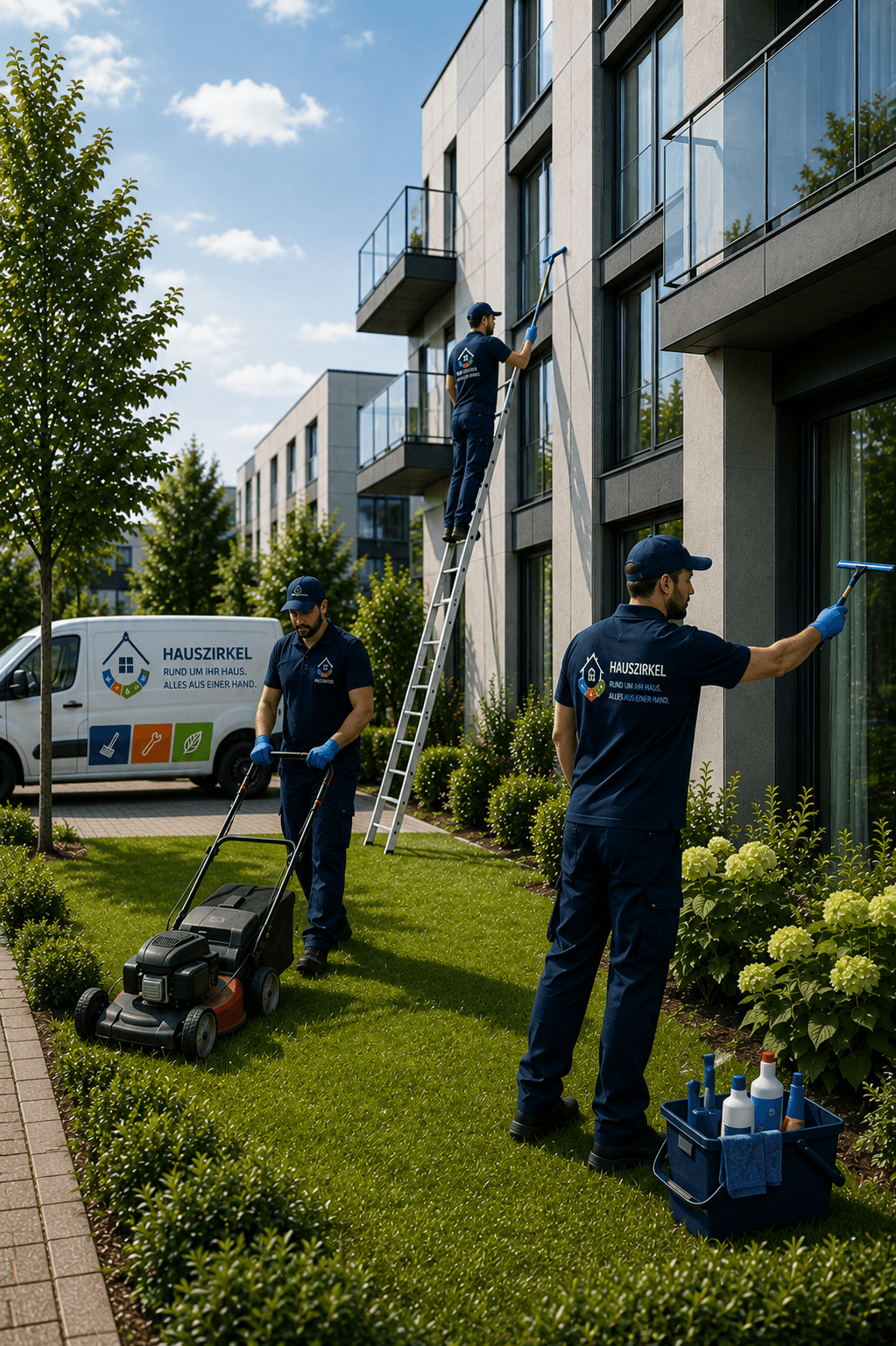 HausZirkel Team am Objekt